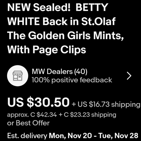 FREE W/ BUNDLE - THE GOLDEN GIRLS - Stay Golden Mints - Back in St. Olaf Mints! - Picture 9 of 12